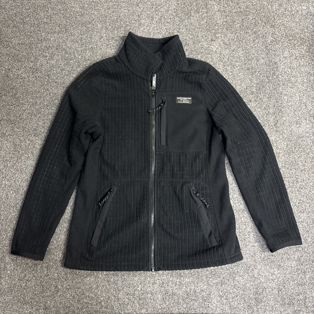 L.L. Bean Women's Small Black Mountain Classic Windproof Fleece Jacket